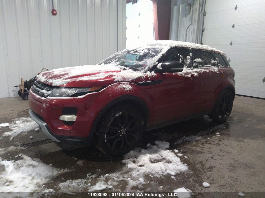 2013 Land Rover Range Rover Evoque VIN: SALVT2BG1DH736402 Lot: 39223038