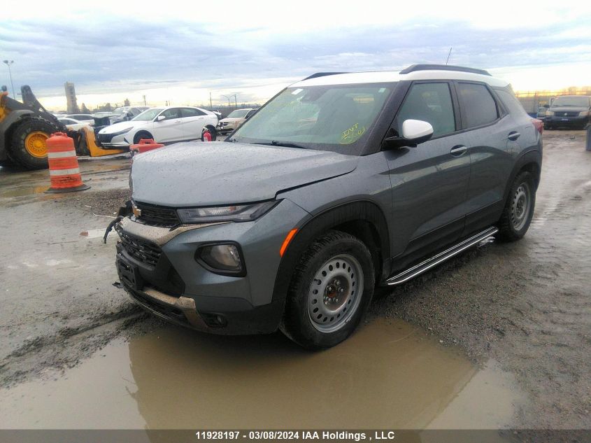 2021 Chevrolet Trailblazer VIN: KL79MSSLXMB164149 Lot: 11928197