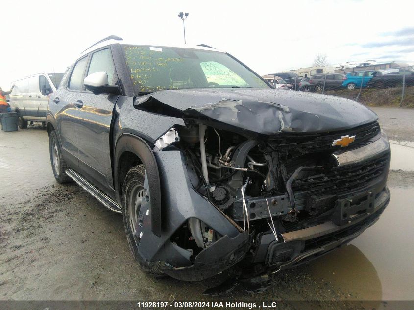 2021 Chevrolet Trailblazer VIN: KL79MSSLXMB164149 Lot: 11928197