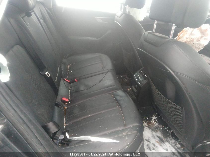 2017 Audi A4 VIN: WAUCNAF40HN051637 Lot: 11928561