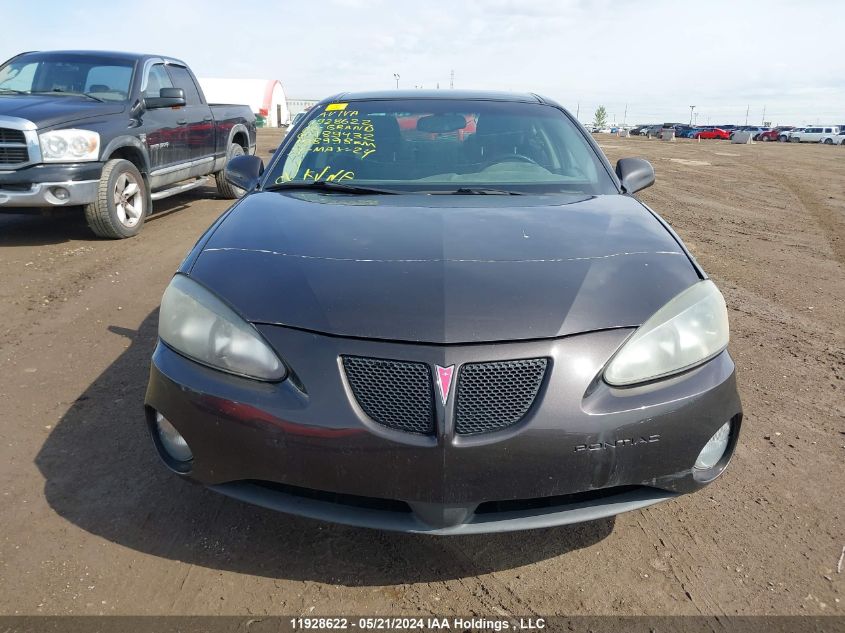 2008 Pontiac Grand Prix VIN: 2G2WP552481189432 Lot: 11928622