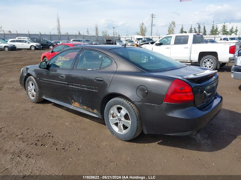 2008 Pontiac Grand Prix VIN: 2G2WP552481189432 Lot: 11928622