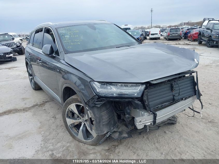 2019 Audi Q7 VIN: WA1WAAF7XKD029559 Lot: 39240629