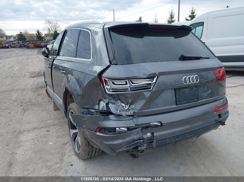 2019 Audi Q7 VIN: WA1WAAF7XKD029559 Lot: 39240629