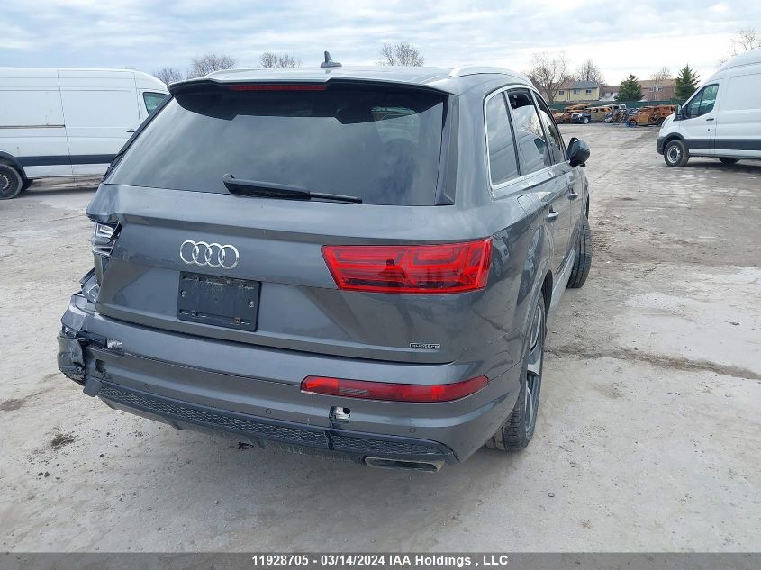 2019 Audi Q7 VIN: WA1WAAF7XKD029559 Lot: 39240629