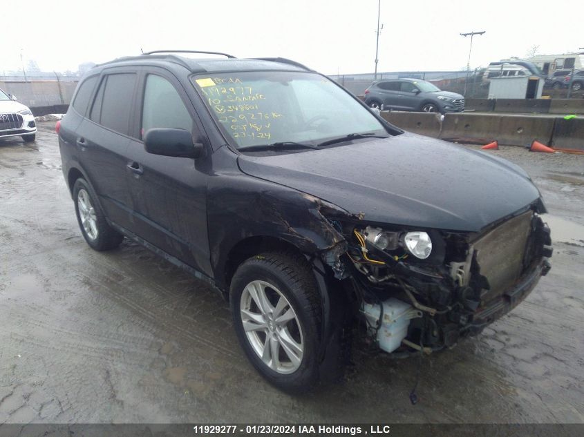 2010 Hyundai Santa Fe Gls VIN: 5NMSGDAG9AH348601 Lot: 11929277