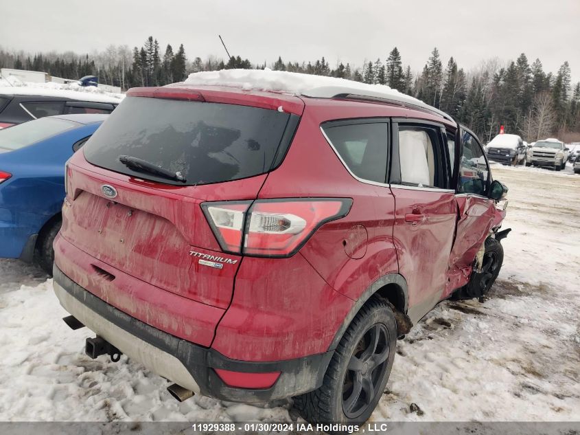 2017 Ford Escape Titanium VIN: 1FMCU9J92HUA33441 Lot: 11929388