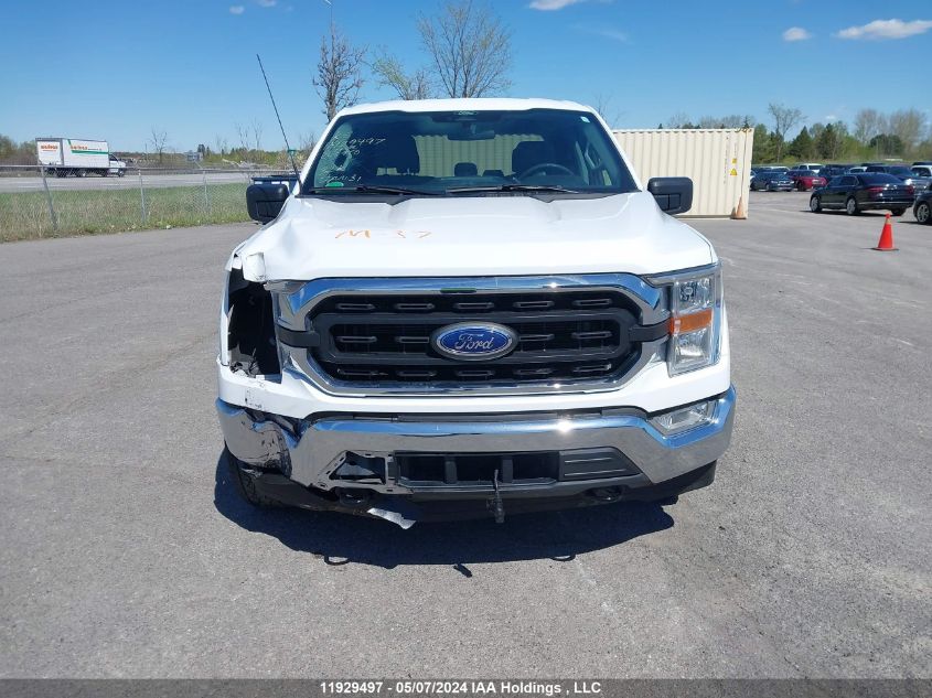 2022 Ford F150 Supercrew VIN: 1FTFW1E80NFC45950 Lot: 11929497