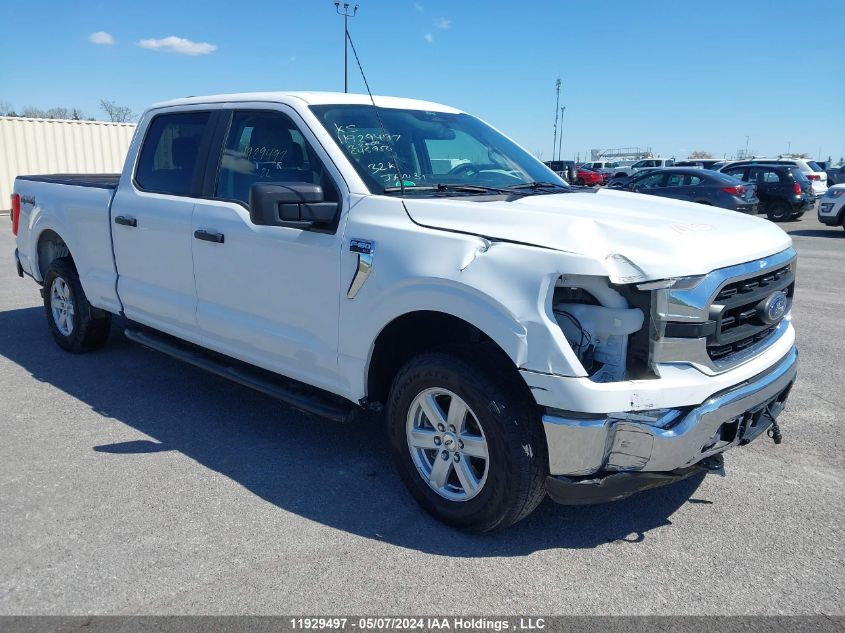 2022 Ford F150 Supercrew VIN: 1FTFW1E80NFC45950 Lot: 11929497