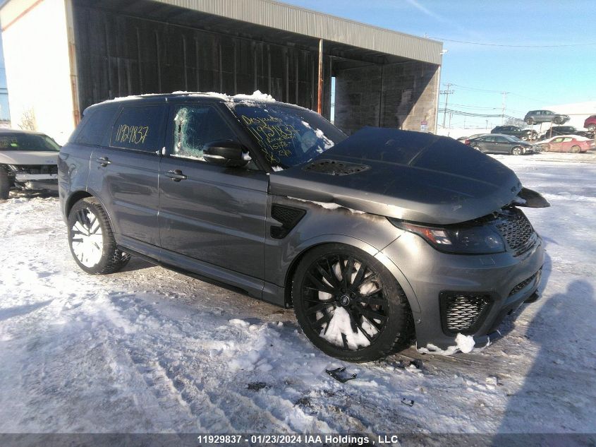 2017 Land Rover Range Rover Sport Svr VIN: SALWZ2FE3HA157776 Lot: 11929837