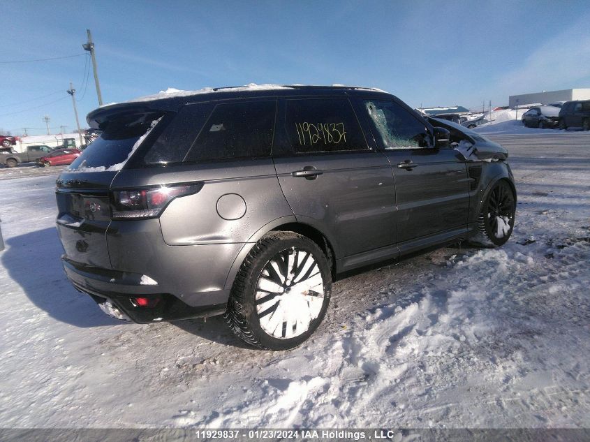 2017 Land Rover Range Rover Sport Svr VIN: SALWZ2FE3HA157776 Lot: 11929837