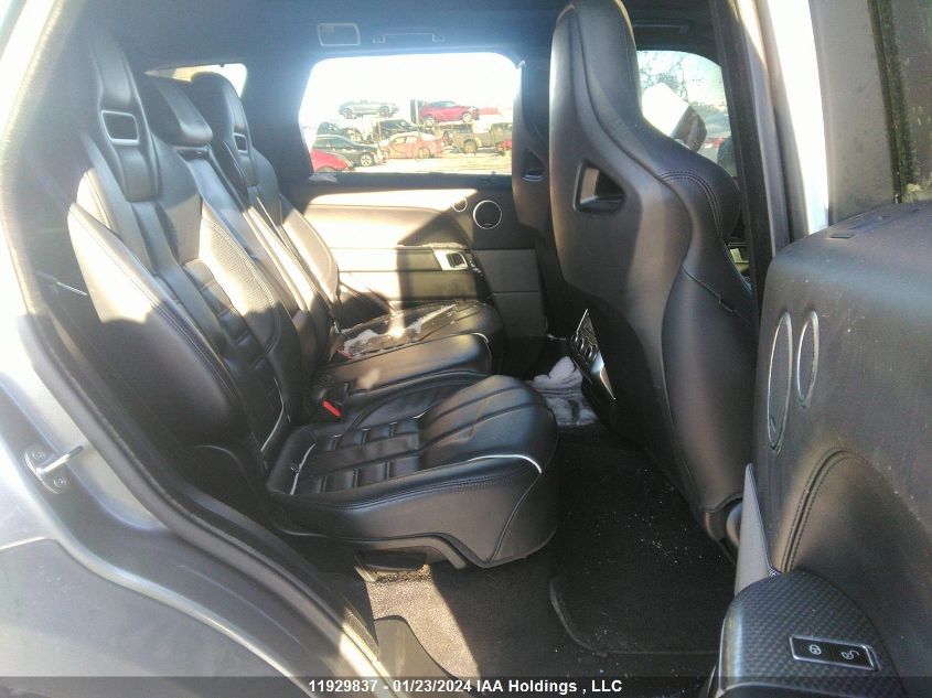 2017 Land Rover Range Rover Sport Svr VIN: SALWZ2FE3HA157776 Lot: 11929837