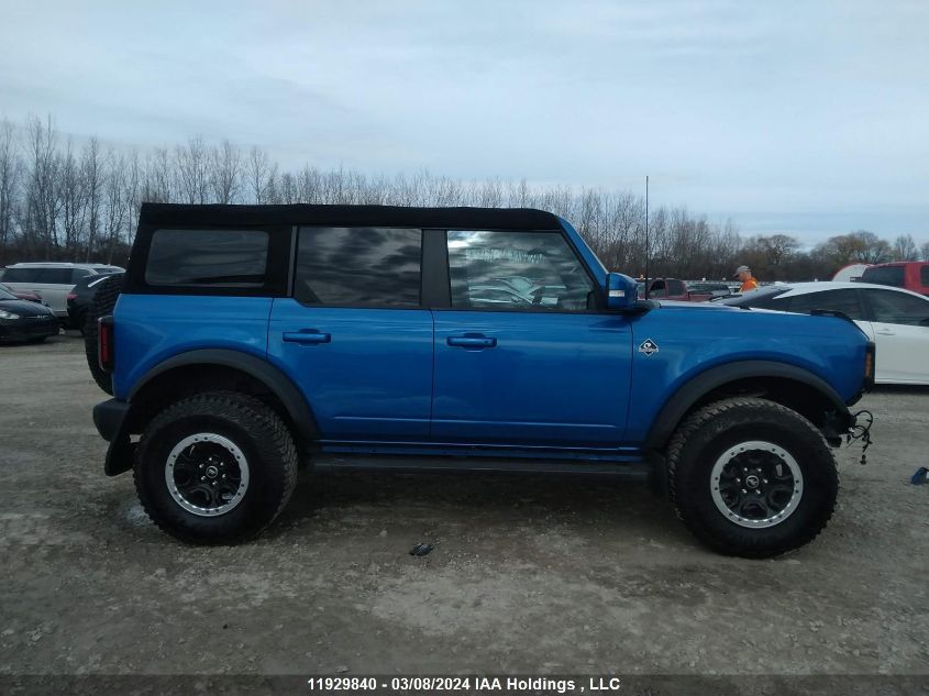 2022 Ford Bronco Outer Banks VIN: 1FMEE5DP5NLB32961 Lot: 11929840