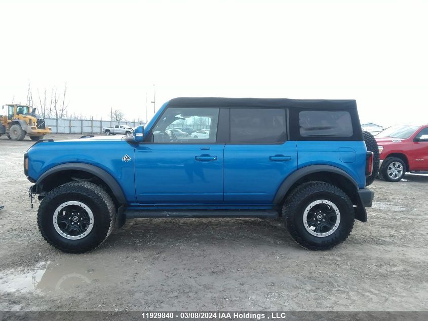 2022 Ford Bronco Outer Banks VIN: 1FMEE5DP5NLB32961 Lot: 11929840