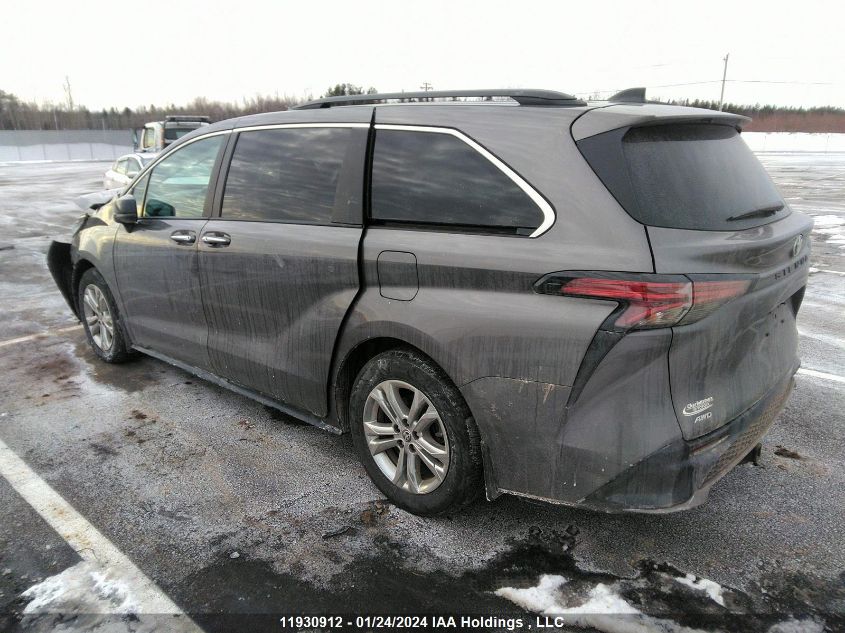 2022 Toyota Sienna Xse 7-Passenger VIN: 5TDGSKFC4NS064777 Lot: 11930912