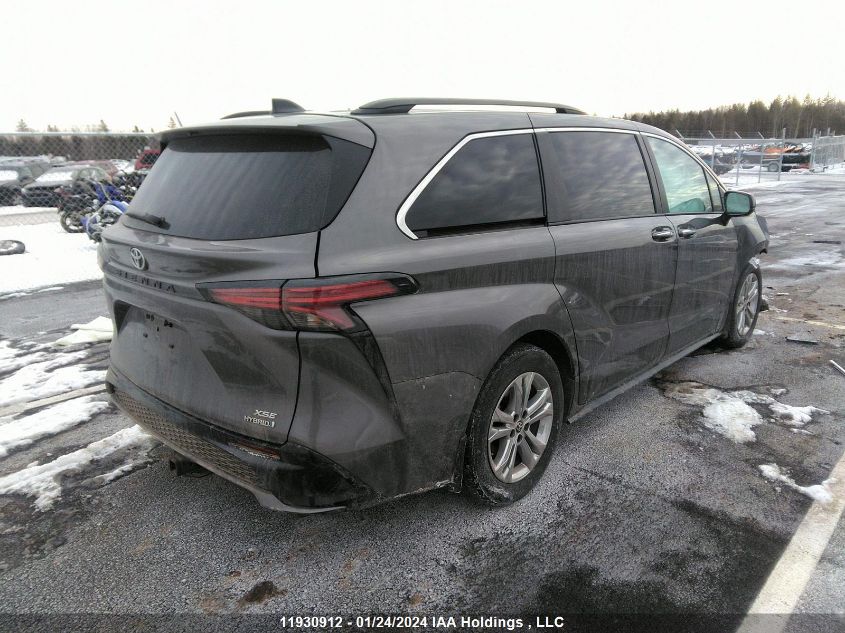 2022 Toyota Sienna Xse 7-Passenger VIN: 5TDGSKFC4NS064777 Lot: 11930912