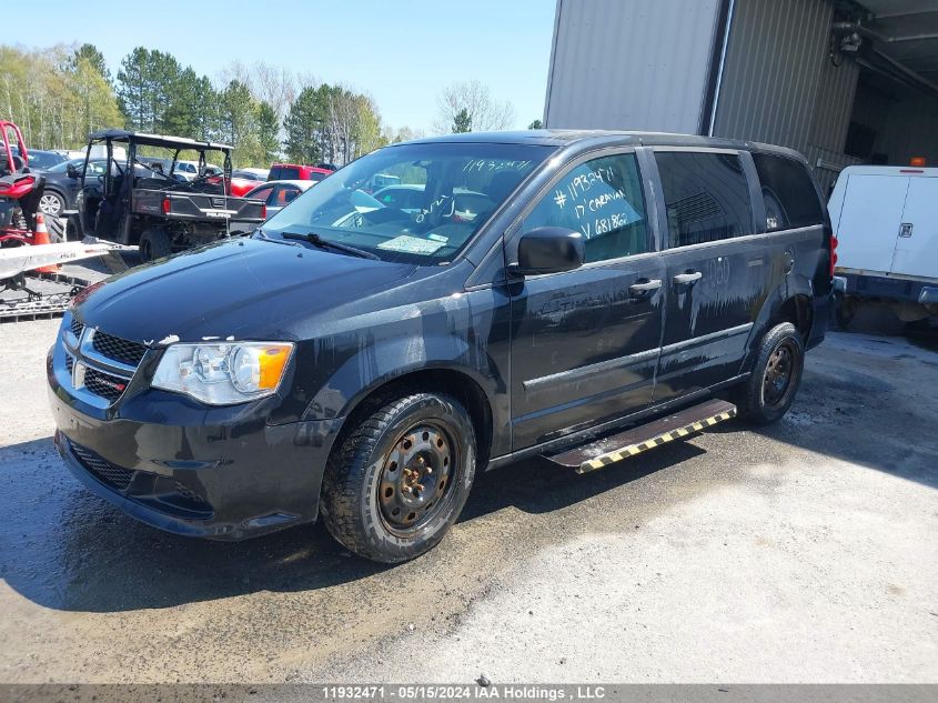 2017 Dodge Grand Caravan VIN: 2C4RDGBG4HR681862 Lot: 11932471