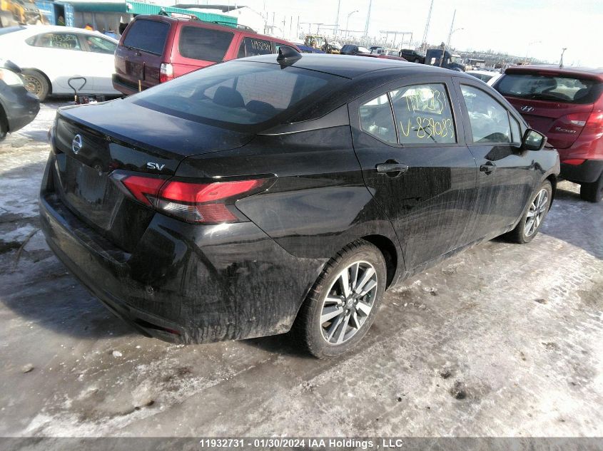 2022 Nissan Versa VIN: 3N1CN8EV6NL839083 Lot: 11932731