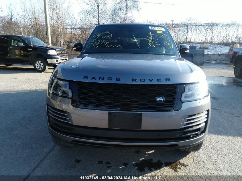2020 Land Rover Range Rover VIN: SALGS2SE4LA596217 Lot: 11932745