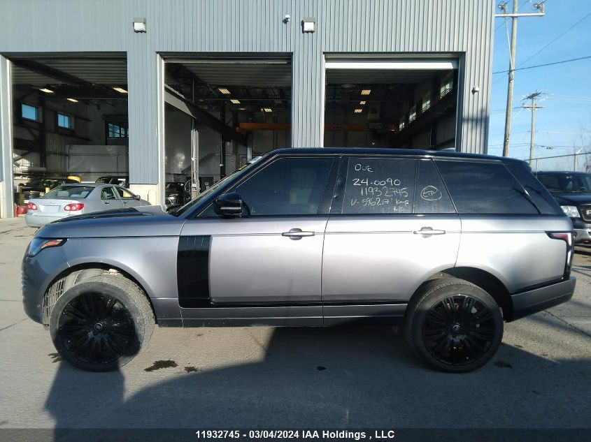 2020 Land Rover Range Rover VIN: SALGS2SE4LA596217 Lot: 11932745