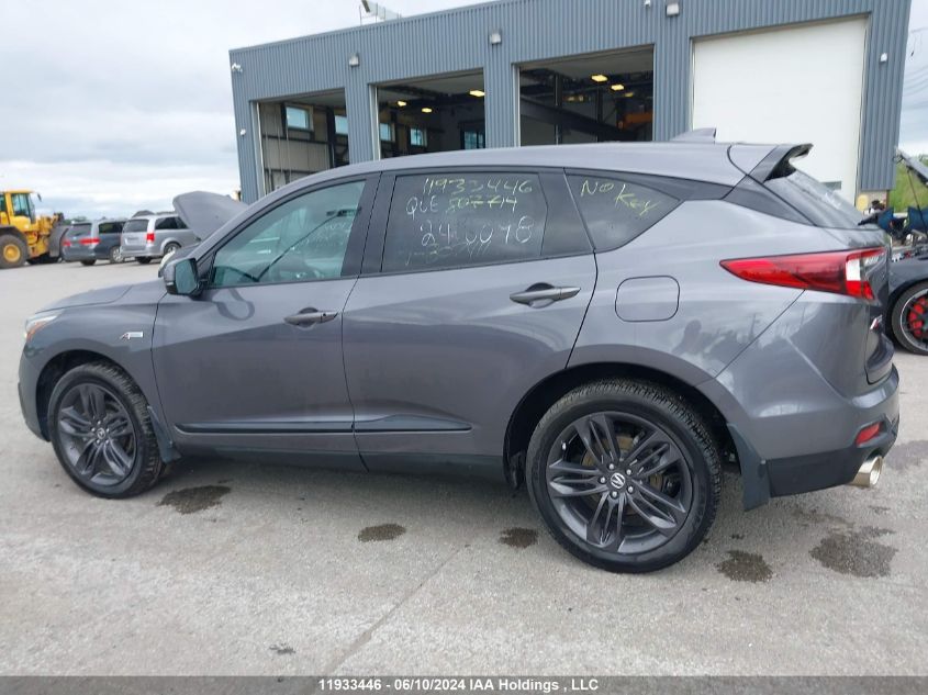 2021 Acura Rdx A-Spec VIN: 5J8TC2H62ML807411 Lot: 11933446