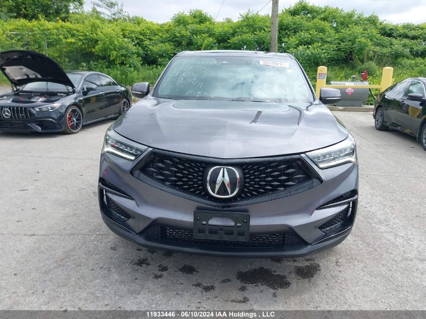 2021 Acura Rdx A-Spec VIN: 5J8TC2H62ML807411 Lot: 11933446