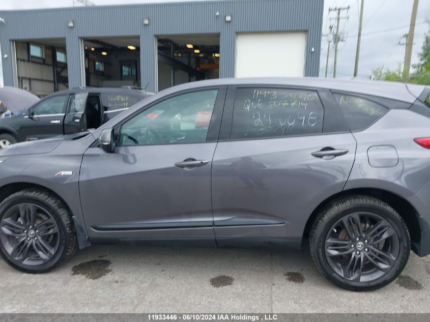 2021 Acura Rdx A-Spec VIN: 5J8TC2H62ML807411 Lot: 11933446