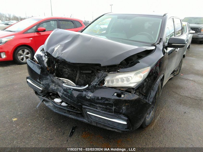 2015 Acura Mdx VIN: 5FRYD4H20FB502293 Lot: 11933710