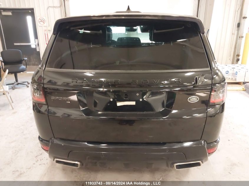 2020 Land Rover Range Rover Sport VIN: SALWR2SU9LA707472 Lot: 11933743