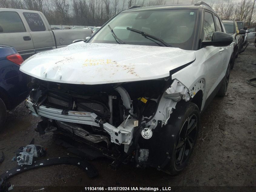 2022 Chevrolet Trailblazer VIN: KL79MUSL6NB097269 Lot: 11934166