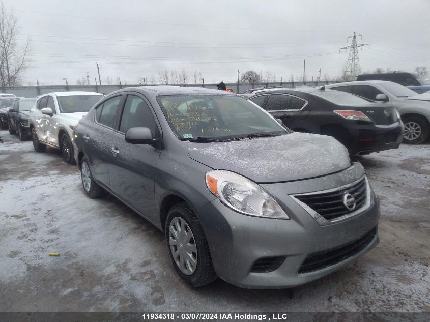 2014 Nissan Versa S/S Plus/Sv/Sl VIN: 3N1CN7AP4EL846258 Lot: 11934318