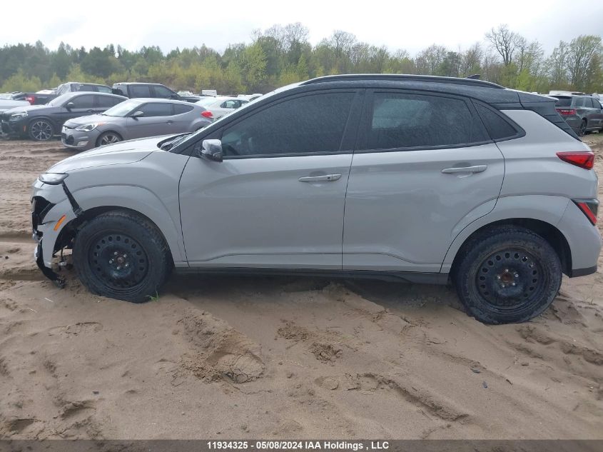 2023 Hyundai Kona Electric Preferred With Two-Tone Roof VIN: KM8K23AG3PU182680 Lot: 11934325