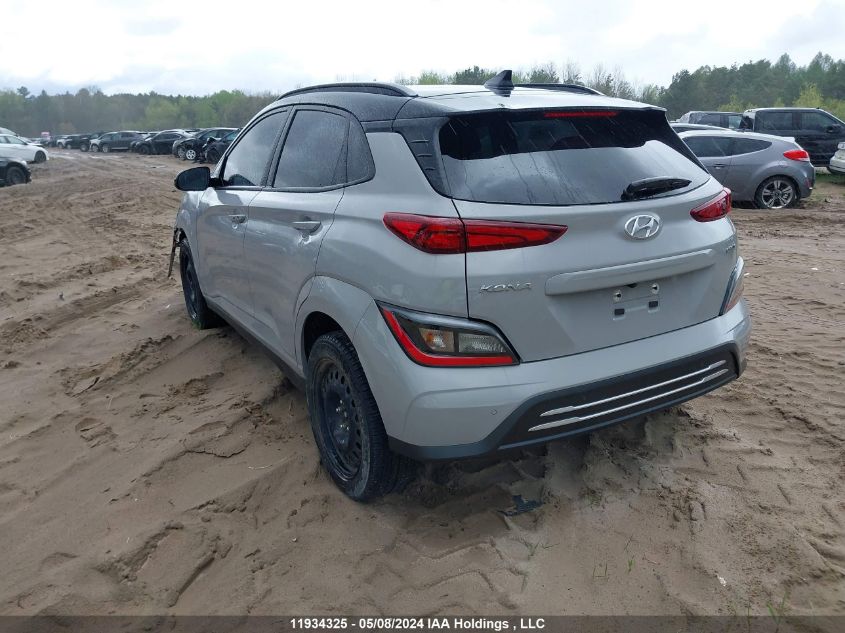 2023 Hyundai Kona Electric Preferred With Two-Tone Roof VIN: KM8K23AG3PU182680 Lot: 11934325