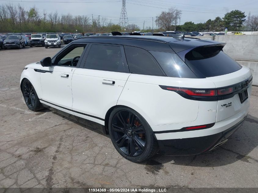 2019 Land Rover Range Rover Velar VIN: SALYM2EV6KA208364 Lot: 11934369