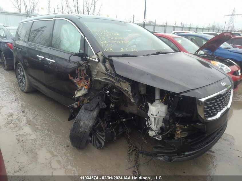 2019 Kia Sedona VIN: KNDMC5C1XK6442259 Lot: 11934374