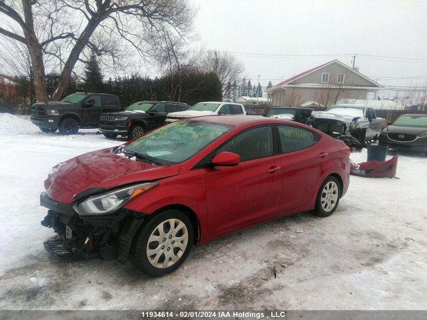 2015 Hyundai Elantra VIN: 5NPDH4AE7FH566681 Lot: 49567034