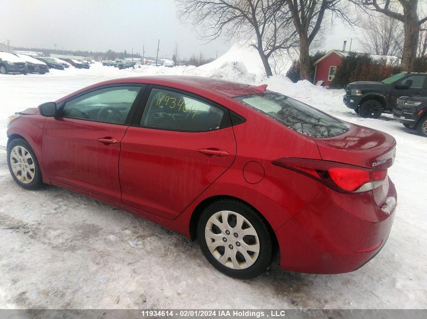 2015 Hyundai Elantra VIN: 5NPDH4AE7FH566681 Lot: 49567034