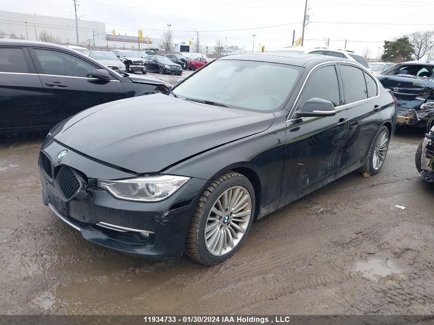 2014 BMW 3 Series VIN: WBA3B3C58EJ977787 Lot: 11934733