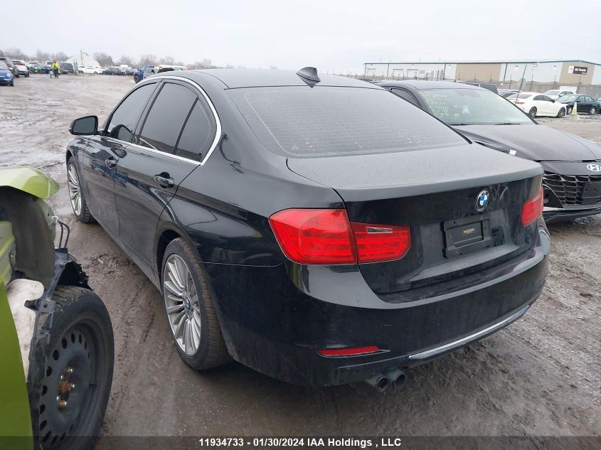 2014 BMW 3 Series VIN: WBA3B3C58EJ977787 Lot: 11934733