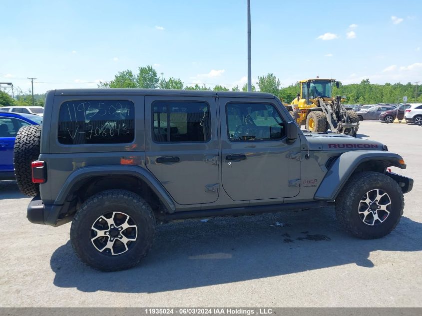 2021 Jeep Wrangler Unlimited Rubicon VIN: 1C4HJXFG8MW708643 Lot: 11935024
