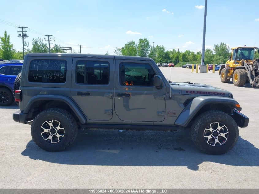 2021 Jeep Wrangler Unlimited Rubicon VIN: 1C4HJXFG8MW708643 Lot: 11935024