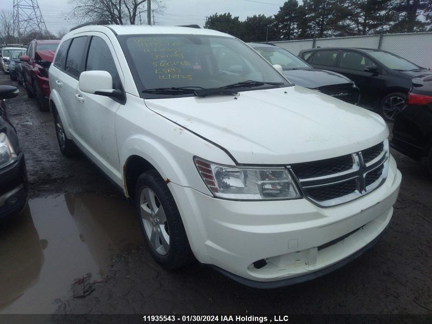 2011 Dodge Journey Canada Value Package VIN: 3D4PG4FB2BT560198 Lot: 11935543