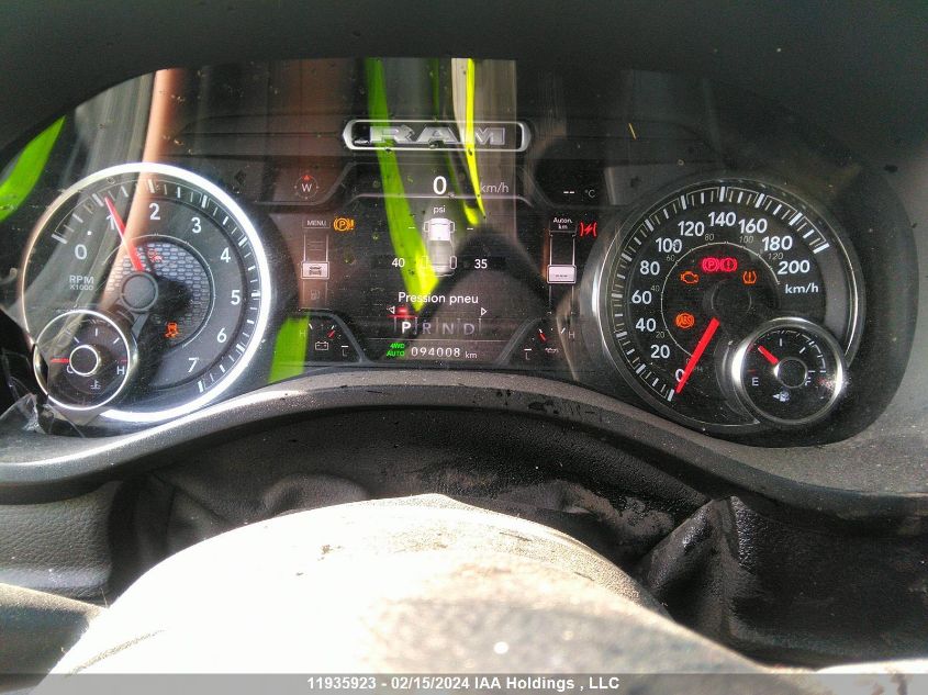 2020 Ram 1500 Rebel VIN: 1C6SRFLTXLN303213 Lot: 11935923