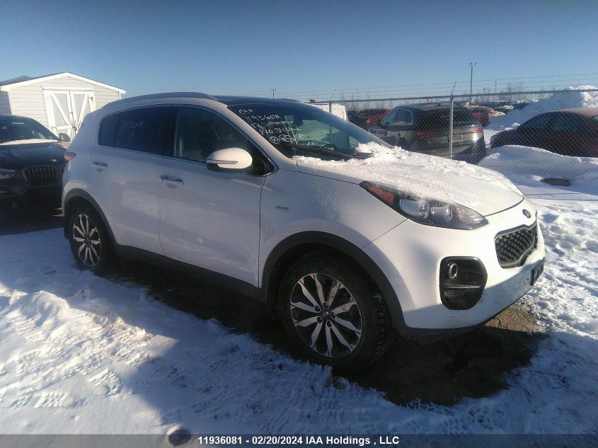 2017 Kia Sportage Ex VIN: KNDPNCACXH7199135 Lot: 11936081