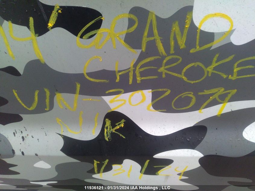 2014 Jeep Grand Cherokee Srt VIN: 1C4RJFDJ2EC302079 Lot: 11936121