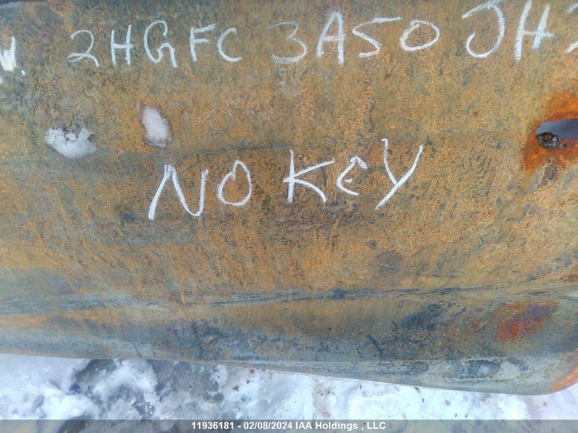 2018 Honda Civic Si Si VIN: 2HGFC3A50JH220301 Lot: 11936181