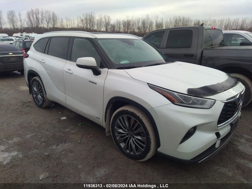 2020 Toyota Highlander Hybrid Limited VIN: 5TDEBRCH1LS012374 Lot: 11936313