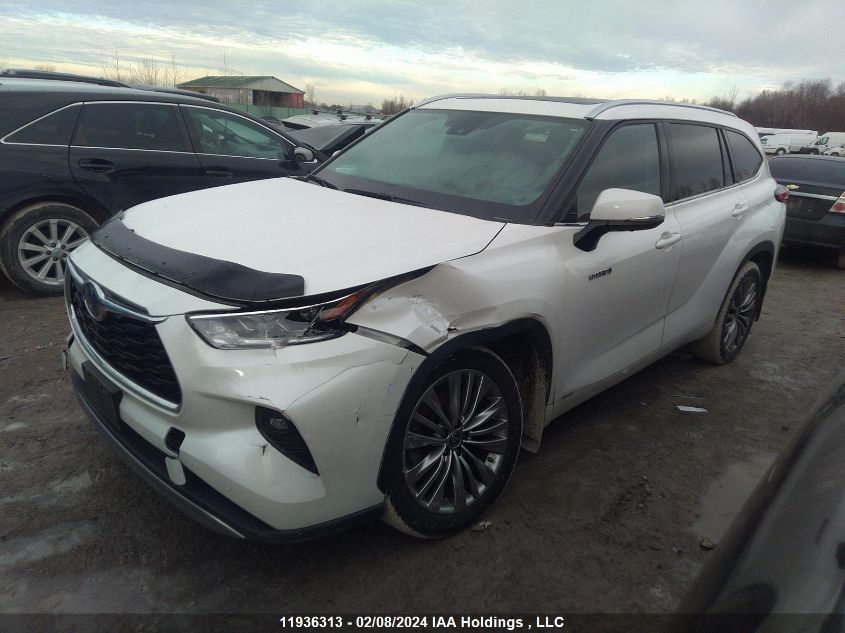 2020 Toyota Highlander Hybrid Limited VIN: 5TDEBRCH1LS012374 Lot: 11936313