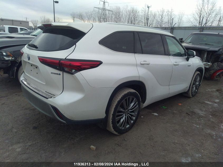 2020 Toyota Highlander Hybrid Limited VIN: 5TDEBRCH1LS012374 Lot: 11936313