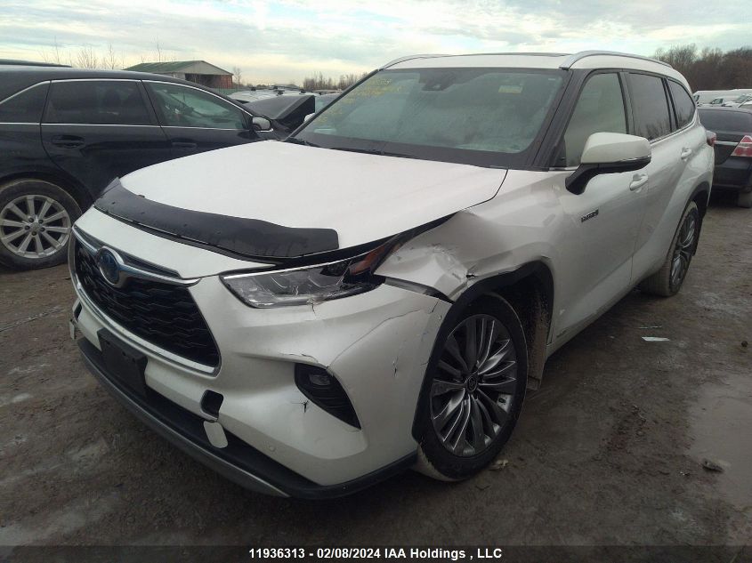 2020 Toyota Highlander Hybrid Limited VIN: 5TDEBRCH1LS012374 Lot: 11936313